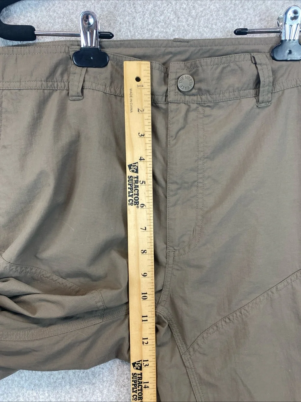 The North Face Paramount Trail convertible pants Mens 38 Brown gorpcore Shorts